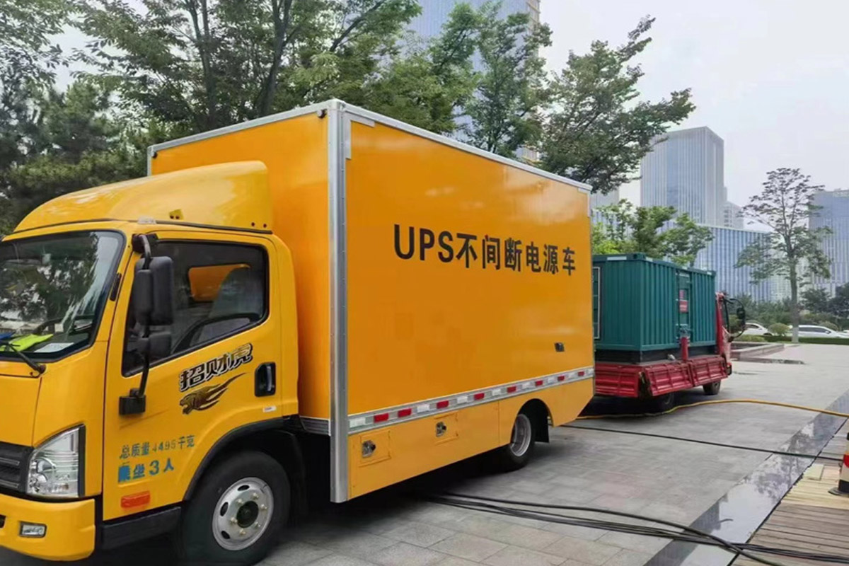 舒城发电机租赁施工现场